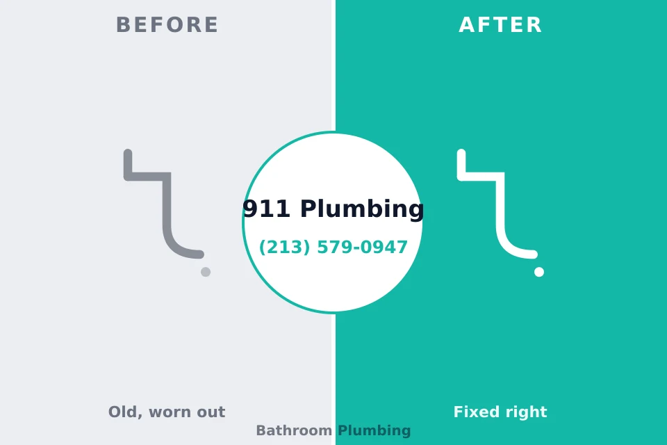 Before and after: plumbing repair Mount Pleasant, SC
